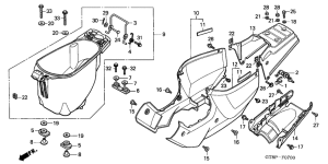 PK50S Luggage box / body cover