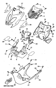 YQ50 Ветровое стекло