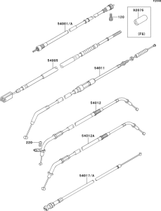 VN800 Тросы управления