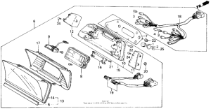 GL1200A A /  se-ispeedometer + tachometer 86-87