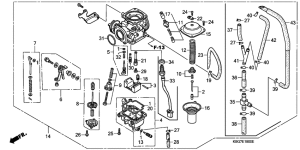 CB250 Carburetor assy