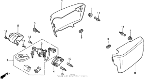 GL1500CT Боковые обтекатели