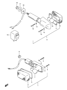GS500 Поворотники