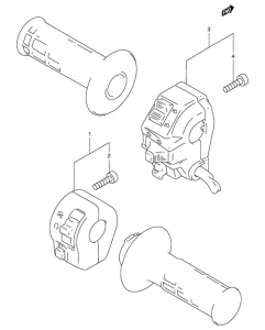 DR350 Рулевой переключатель