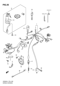 GS500 Жгут проводов