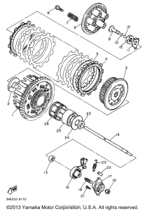 FZR600RHC Сцепление