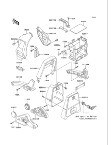 VN750 Рама ,крепежные детали