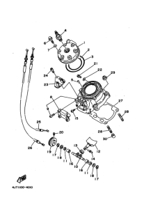 TZ125 Головка цилиндров