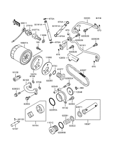 VN400 Масляный насос и фильтр
