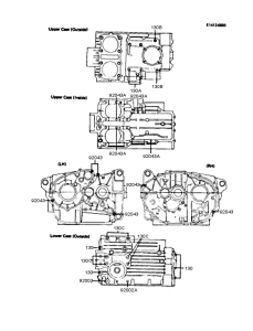 Z250 Болты крепления картера
