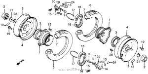 TG50 Переднее колесо