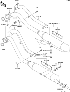VN800 Глушитель