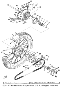 RS100C Переднее колесо