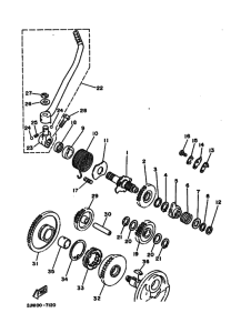 BW350 BW350U Стартер