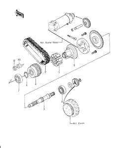 KZ1000 Промежуточный вал