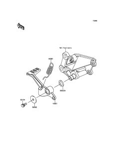 EX300 Педаль тормоза