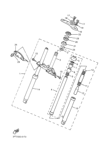 PW50 Передняя вилка