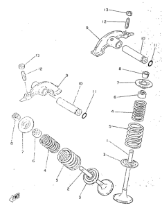 SR250 Клапана