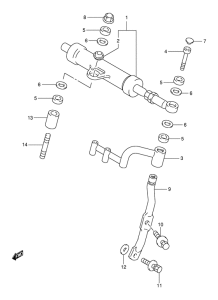 TL1000 Демпфер рулевой