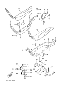 VP300 Stand & footrest
