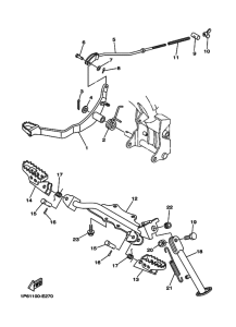 TTR50E Support & repose pied
