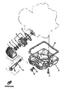 XJ550 Масляный фильтр