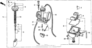 CR500R Карбюратор