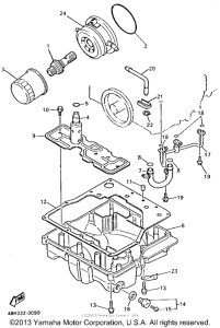 GTS1000AE Маслянный фильтр