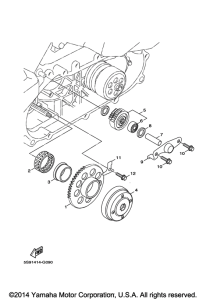 YW125 Стартер