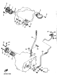 XT600H (33.OKW) Масляный насос