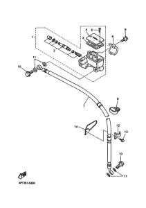 XT600E Передний тормозной цилиндр