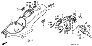 NV400 Заднее крыло