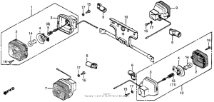 NU50 Задний фонарь