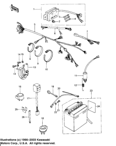 KZ650 Электрика