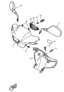 CW50RS Обтекатель 1