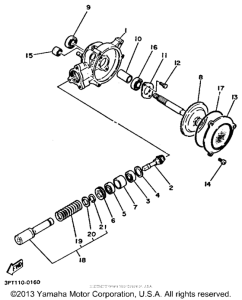 PW50F Ведущий вал