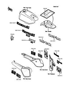 KX60 Наклейки