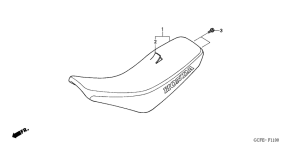 CRF70F Пружина