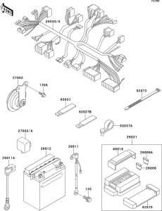 ZR550 Электрика