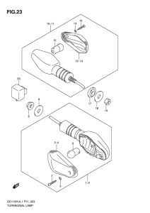 GD110 Поворотники
