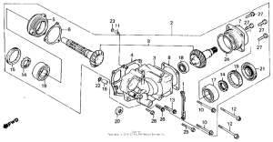 VF700C Дифференциал