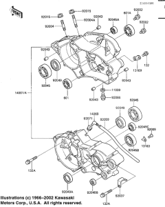  Картер двигателя
