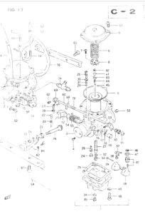 GSX400 Carburetor assy