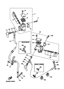 YP250C ﾌﾛﾝﾄﾏｽﾀｼﾘﾝﾀﾞ 1