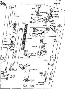 ZG1300 Передняя вилка