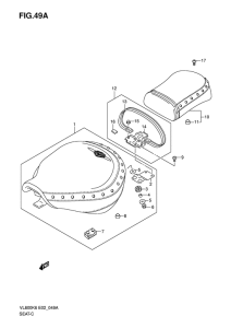 VL800 Пружина