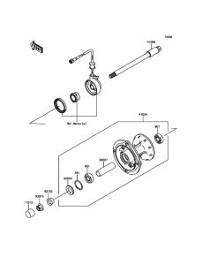  Переднее колесо