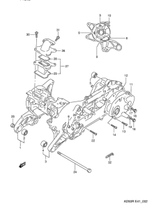 AD50 Картер двигателя