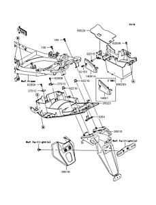 ER650 Задний бампер