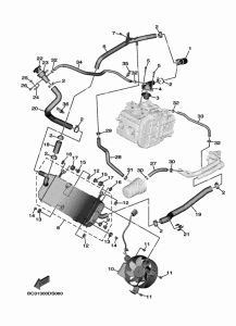 XP530-A Radiator & hose